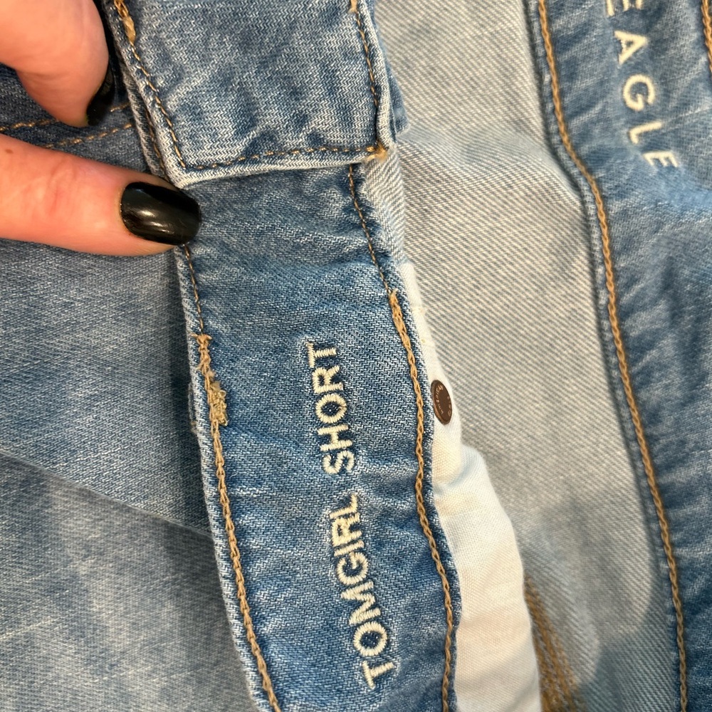 American Eagle Outfitters Light Blue Tomgirl Shorts